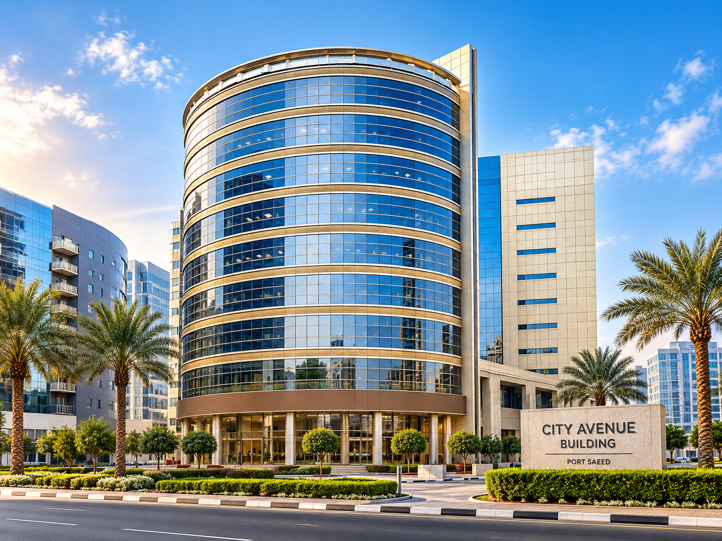 Glass-partitioned office interior at a Business Centre DXB location